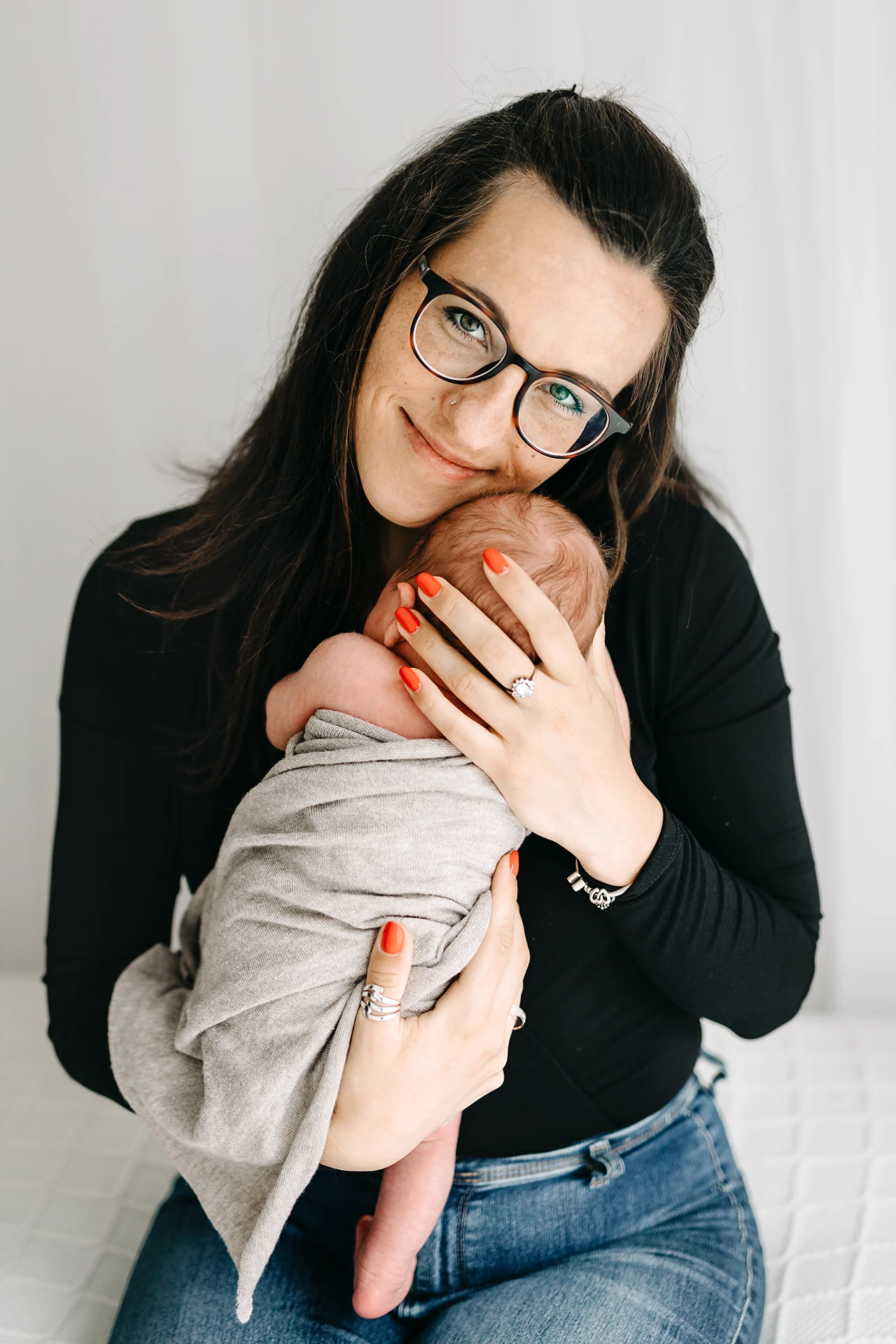 Aneta Štěpánková se synem